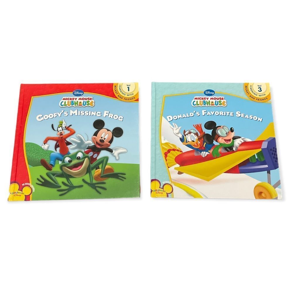 Mickey Mouse clubhouse Disney book Vol.1 and Vol. 3